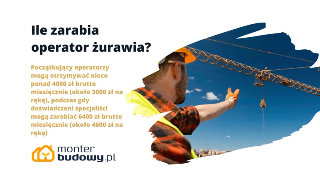 Ile zarabia operator żurawia? Odkryj prawdę o wynagrodzeniach w Polsce