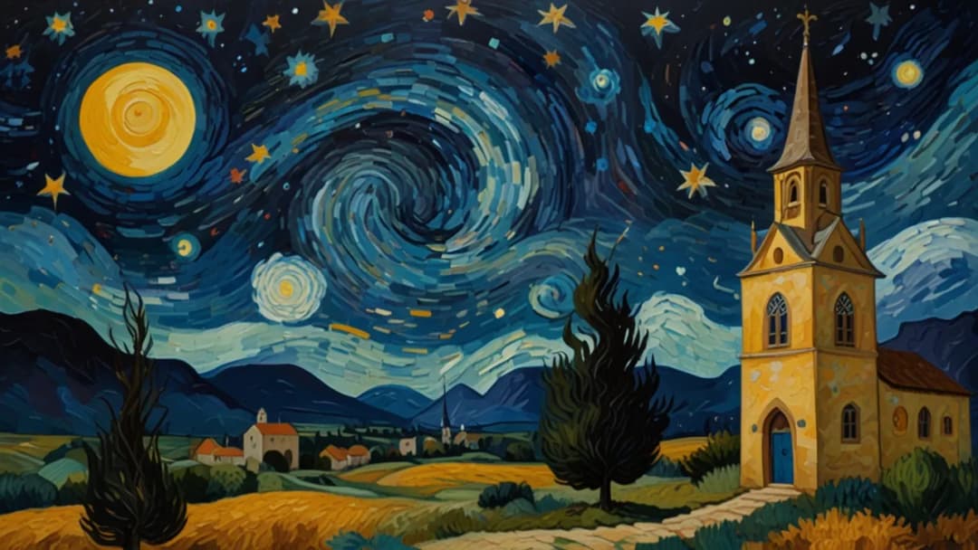 Gwieździste niebo: analiza obrazu Vincenta van Gogha